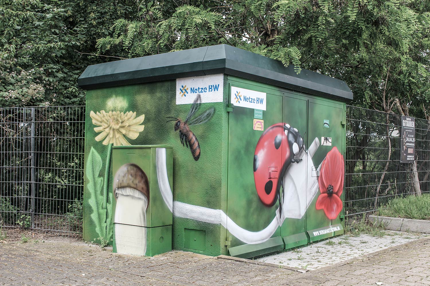 Trafostation---Strassenraumgestaltung